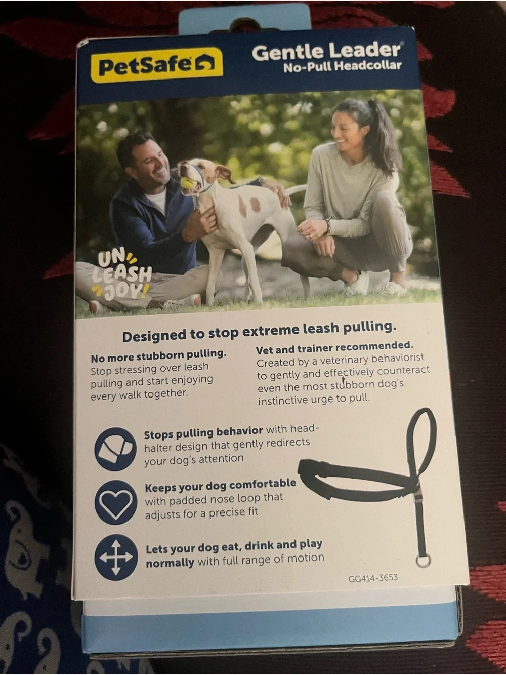 PetSafe Gentle Leader No-Pull Headcollar in Black XL